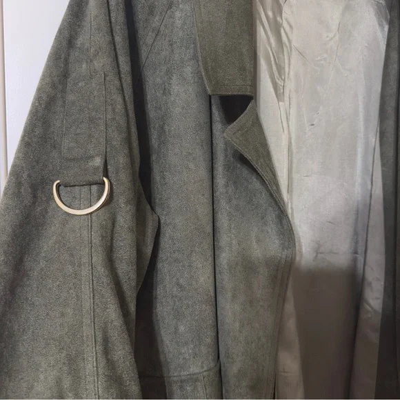 Ivy Jane Faux Suede Jacket sz XL - Picture 7 of 15